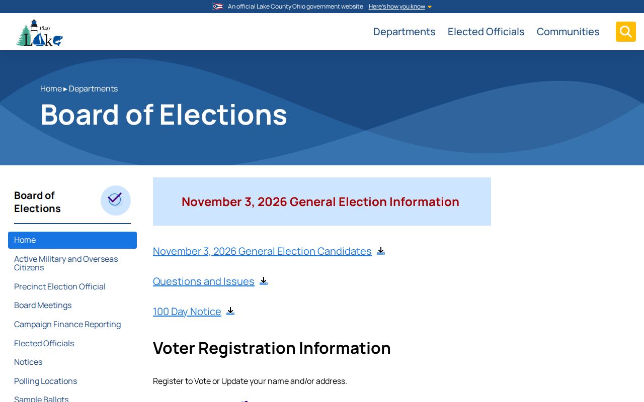 Concord Township ZIP Code Directory Board of Elections resource